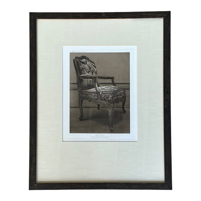Framed Antique French Chair Print For Sale In West Palm - Image 6 of 13
