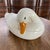 Ceramic Vintage Mid Century Creamware Lidded Duck Tureen With Ladle For Sale - Image 7 of 7