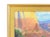 Silvio Silvestri, Listed Artist Southwestern Canyon Landscape Painting Including the Antiqued Gold Wood Frame For Sale - Image 4 of 12