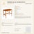 Vanity Table or Desk from La Permanente Mobili Cantù, 1940s For Sale - Image 8 of 10