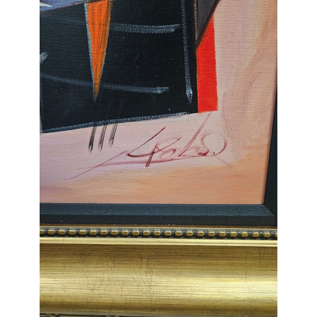 Acrylic painting on canvas. Hand-signed in pigment lower right by the artist. A unique work that will come with the COA...