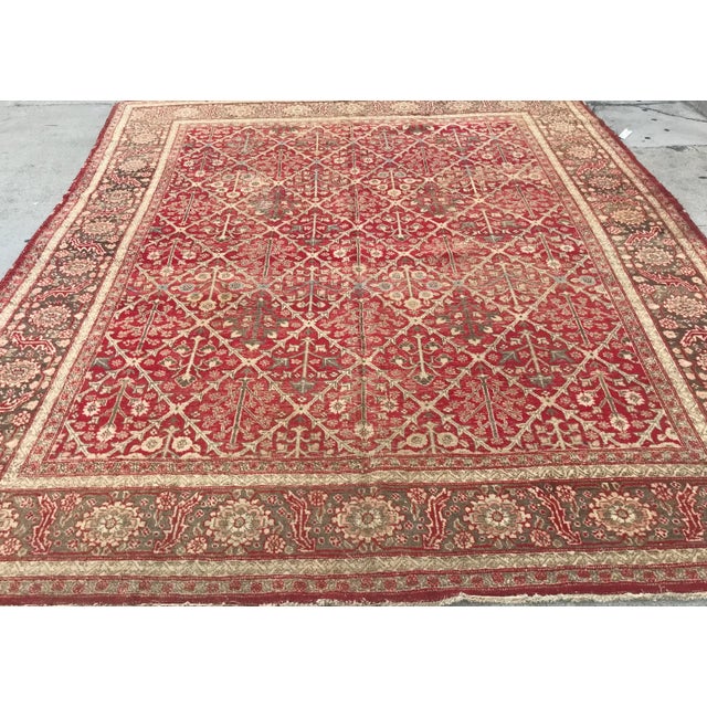 Tribal Antique Bakshayesh Design Rug - 8′6″ × 10′ For Sale - Image 3 of 13