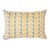 Schumacher Ottilie Stripe 16" Lumbar Pillow in Yellow For Sale