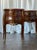 1940s Pair of French Louis XV Style Nightstands With Marble-Tops and Gilt Bronze Mounts For Sale - Image 10 of 11
