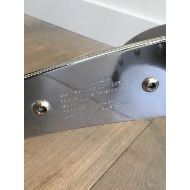 Chrome Yasuaki Sasamoto "Dulton" Askilik, Very Nice Design Chromed Coat Hanger For Sale - Image 8 of 13