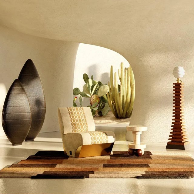 Tapis Shaped #08 Modern Eclectic Rug by TAPIS Studio, 2010s For Sale - Image 4 of 5