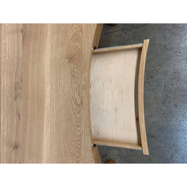 CURVAS Upgrade Edition- three leg solid white oak For Sale - Image 11 of 13