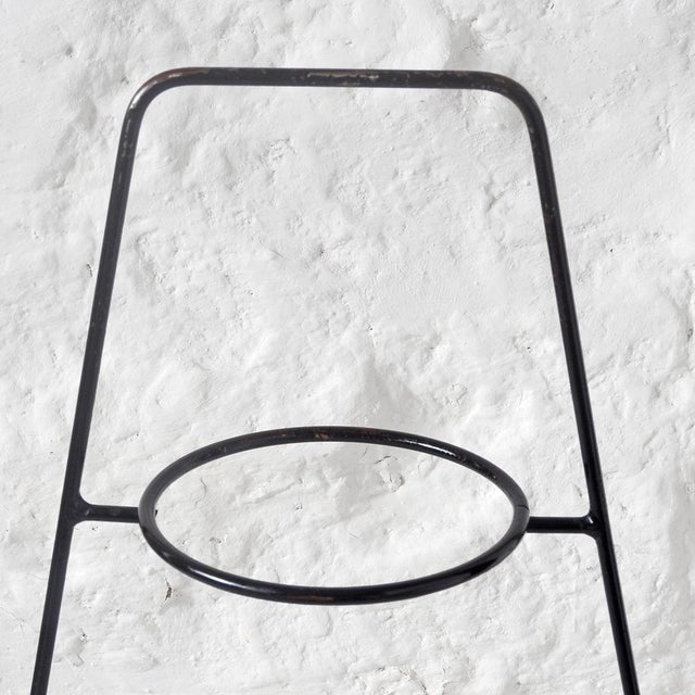 1960s Vintage French Magazine Rack with Ashtray Holder, 1960s For Sale - Image 5 of 11