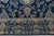 Blue Hand-Knotted Kashan Rug in Cork Wool, 2000s For Sale - Image 8 of 12
