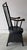 19thc New England Hand made wooden black Windsor chair. Circa 1840-1860. Wonderful black paint. Original condition. High...
