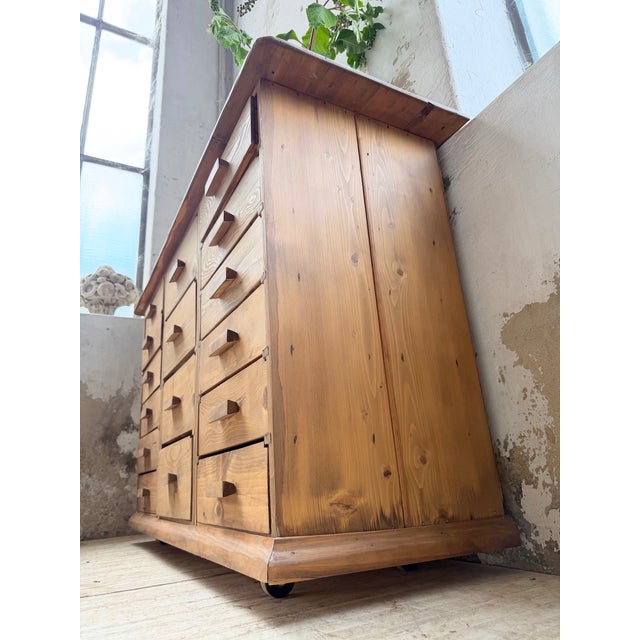 Pine Workshop Cabinet, 1950s For Sale - Image 14 of 18