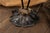 Early 20th Century Art Nouveau Double Tulip Slag Glass Table Lamp For Sale In Chicago - Image 6 of 7