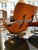 Black Vintage Miniature Lounge Chair and Ottoman Models by Charles and Ray Eames, 1956, Set of 2 For Sale - Image 8 of 13