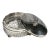 Stunning Round Antique Tiffany & Co. Sterling Silver Cut Crystal Jewelry Box Luxury Home Decor For Sale