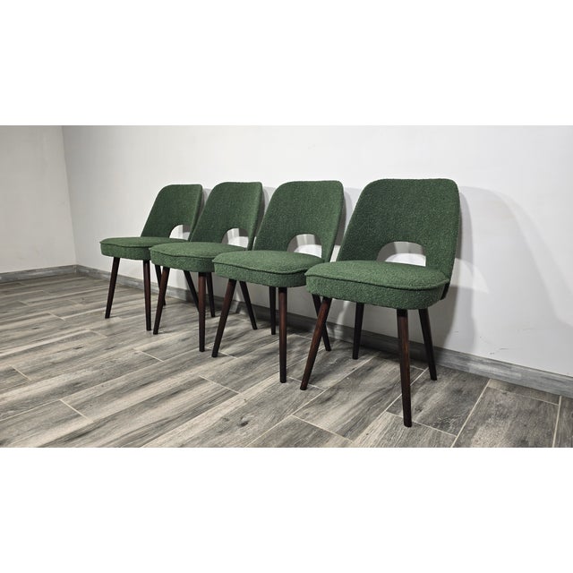 Dining Chairs by Oswald Haerdtl for Ton, 1950s, Set of 4 For Sale - Image 12 of 12