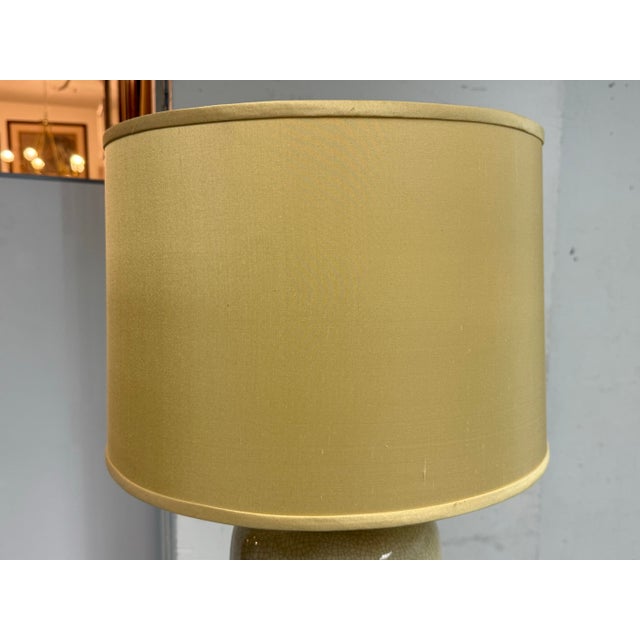 Late 20th Century Late 20th Century Fine Arts Lamps Orchid Ceramic Table Lamp For Sale - Image 5 of 13