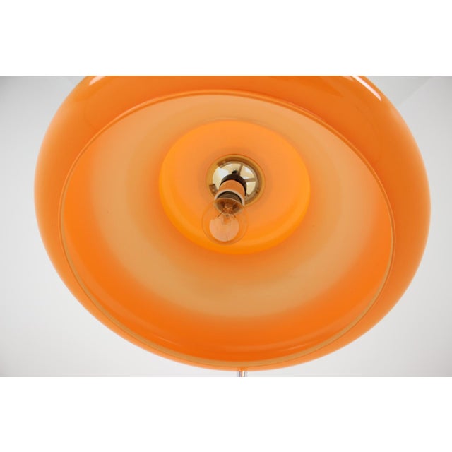 Metal Mid-Century Floor Lamp in style of Guzzini, 1970s For Sale - Image 7 of 15