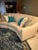 Modern curved sofa that can be altered with a change in pillows. Showpiece when you walk into a room. Modern -...
