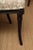 Vintage 1940's Grosfeld House Regency Wood Side Chairs With Cream and Off White Leopard Upholstery Pair Of For Sale - Image 10 of 10