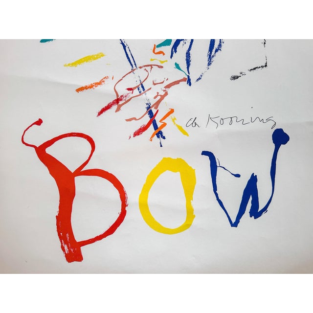 1970s Original Willem De Kooning’s Rainbow – Thelonious Monk, Devil at the Keyboard Poster For Sale In Denver - Image 6 of 12