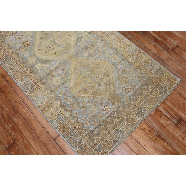 Textile Vintage Persian Tribal Persian Throw Rug - 2'7" x 4'1" For Sale - Image 7 of 18