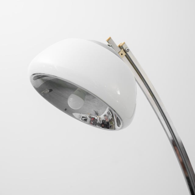 Arc Floor Lamp with Double Lighting, 1980s For Sale - Image 6 of 12