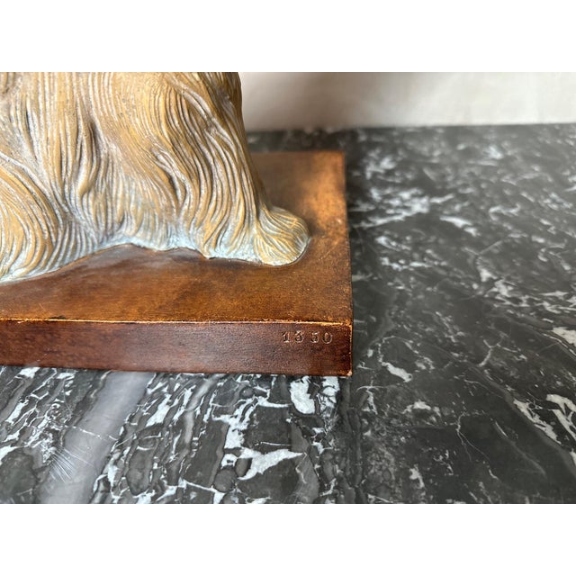 Terracotta Dog Figurine by R. Pollin, 1930 For Sale - Image 13 of 18