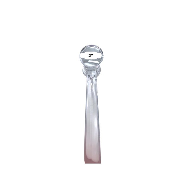 Late 20th Century Baccarat Crystal Gavel Handcrafted Clear Glass Decorative Display Piece Made in France For Sale - Image 11 of 11