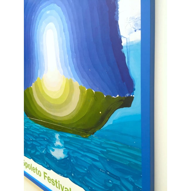 David Hockney Vintage 1997 Lithograph Print Framed Spoleto Festival Poster " Orfeo Ed Euride " 1994 For Sale - Image 11 of 13