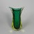 Murano Sommerso Vase in Green and Yellow-Amber Glass, 1960s For Sale - Image 6 of 15