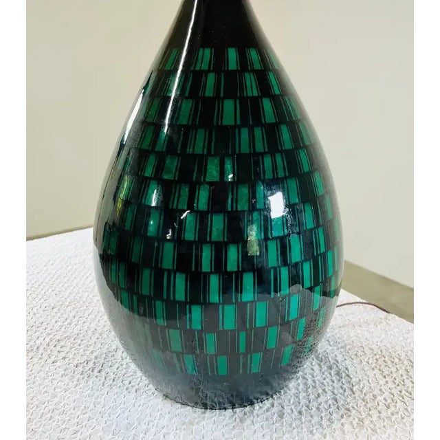 Monumental Ettore Sottsass for Bitossi Sculptural Table Lamp For Sale In Philadelphia - Image 6 of 7