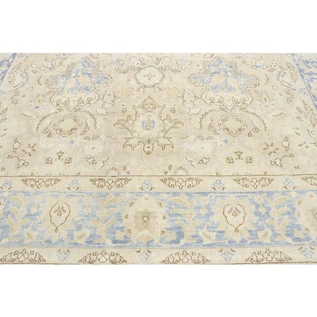 Vintage Persian Mashhad Rug - 08'11 X 12'04 For Sale - Image 4 of 9