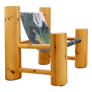 Chilean Rocca-Log Lounge Chair attributed to KRJST Studio, 2020 For Sale
