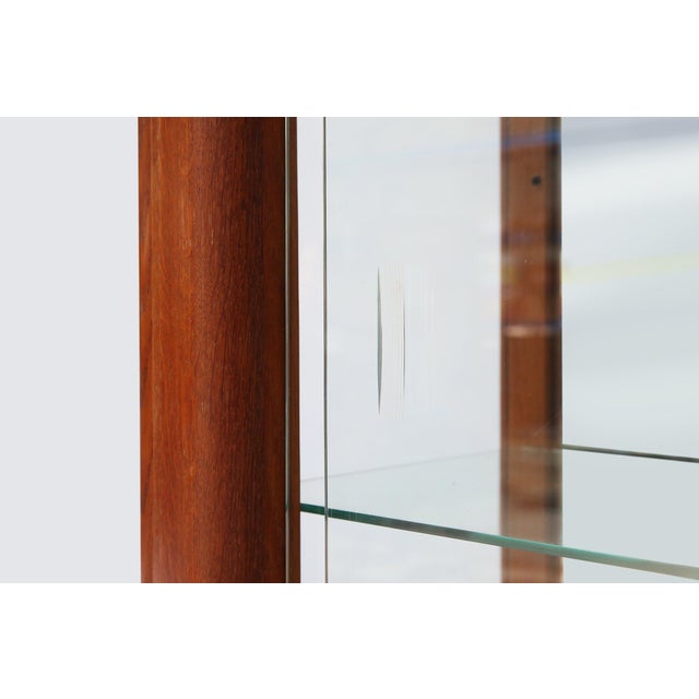 Black Art Deco Vitrine Cabinet by Gaston Poisson, 1940s For Sale - Image 8 of 13