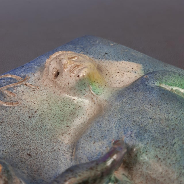 Vintage Majolica Libra High Relief, 1960s For Sale - Image 9 of 14