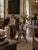 This is an antique Adirondack twig table. Crafted from willow branches, the rustic black table features a bentwood...