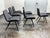 Control Brand Modern Felt Dining Chairs, Set of Six For Sale - Image 4 of 12