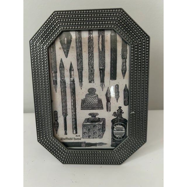 Mid 20th Century Vintage Mid 20th Century Sheffield Home New York Picture Frame For Sale - Image 5 of 5