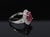 Late 20th Century Rare 4.18ct Gia Certified Pink Sapphire & 1.32ct Diamond Platinum Ring Size 6.25 For Sale - Image 14 of 18