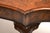 Wood Large Antique Queen Anne Style Figured Walnut Console Table, 1900 For Sale - Image 7 of 11