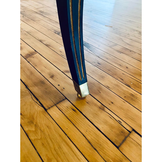 Wood 1940s Regency Greek Revival Klismos Armchair For Sale - Image 7 of 8