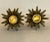 Vintage Boho Chic Brass Pineapple Candlestick Holders - A Pair For Sale In Mobile - Image 6 of 11