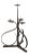 Arts & Crafts Wrought Metal 4-Branch Candelabra For Sale