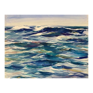 1940s John Dary Aiken Seascape Watercolor For Sale