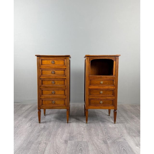19th Century Louis XVI Chests of Drawers, Set of 2 For Sale - Image 13 of 13