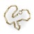 Vintage Victorian Inspired 14k Gold Fancy Link Chain For Sale - Image 4 of 5