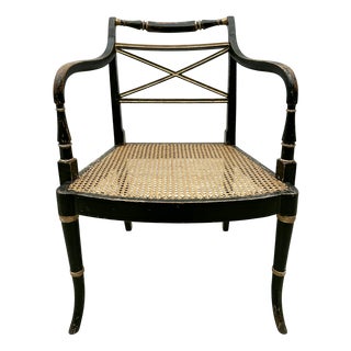 Regency Armchair in Wood For Sale