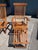 Mid-Century Modern Late 20th Century Pair of Folding Teak Deck Chairs With Queen Elizabeth, 1st Class Only Label For Sale - Image 3 of 16
