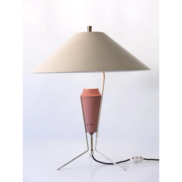 1950s Large Mid-Century Modern German Table Lamp, 1950s For Sale - Image 5 of 18