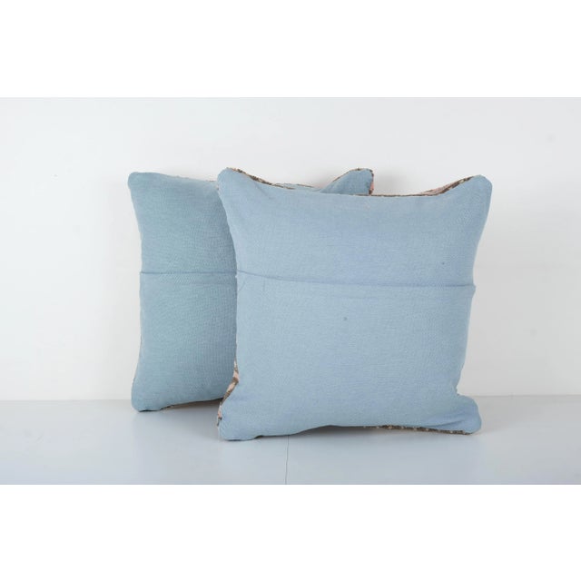 Anatolian Carpet Cushion Cover - Set of Two For Sale - Image 4 of 4